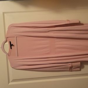 Long light pink Whitehouse Blackmarket sweater